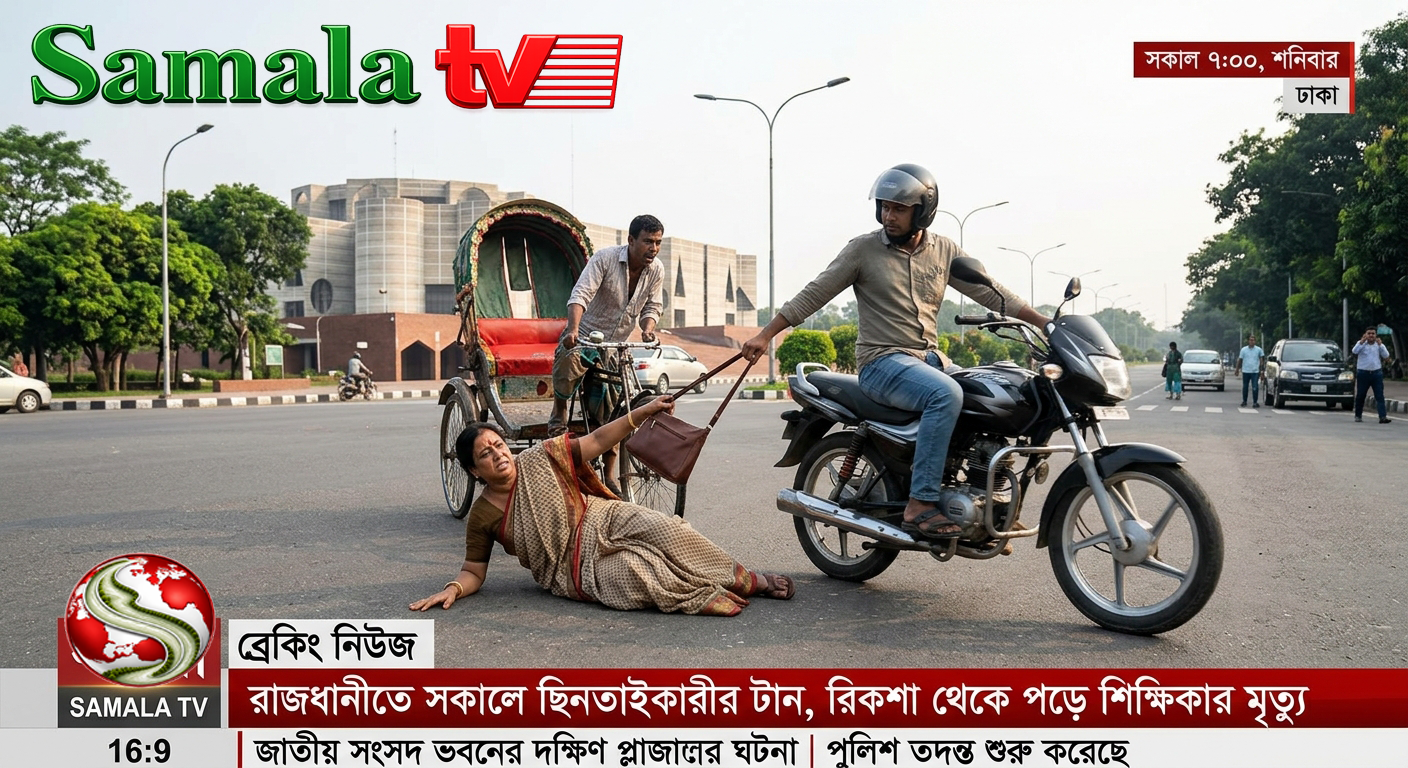 সংসদ ভবনের দক্ষিণ প্লাজার সামনে মর্মান্তিক ঘটনা, ছিনতাইকারী শনাক্তে পুলিশের অভিযান